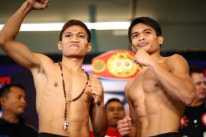 Jerwin Ancajas, Jonas Sultan make weight for all-Filipino 115-pound title fight