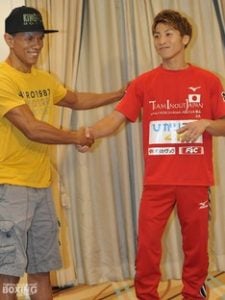 Inoue longer, taller and thicker than Payano!