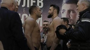 Hughie Fury weighs in lighter than Kubrat Pulev
