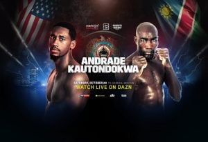 Andrade vs. Kautondokwa Now For Full WBO Title, Says Hearn