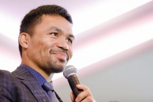 Pacquiao Trolls Mayweather After First-Round TKO Of Nasukawa