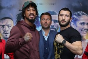 Weights From New York City: Andrade 159.8, Akavov 160