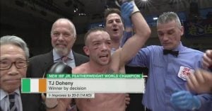 TJ Doheny reveals he almost walked away from boxing less than a year before World Title win