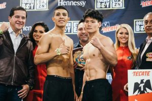 Jaime Munguia outslugs Takeshi Inoue over 12 rounds to retain 154-pound title