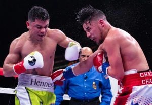 Joseph Diaz outpoints Charles Huerta to win junior lightweight debut