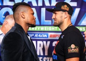 Alvarez-Kovalev Rematch Weigh-In Results From Frisco, Texas