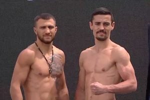 Lomachenko, Crolla make weight in LA