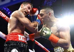 Teofimo Lopez halts Edis Tatli in five rounds on Crawford-Khan undercard