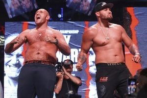 Tyson Fury - Tom Schwarz weigh-in results from Las Vegas