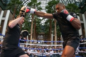 Anthony Joshua insists he will stick by trainer McCracken despite shock defeat
