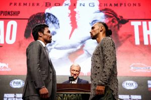 Manny Pacquiao-Keith Thurman Weigh-In Results From MGM
