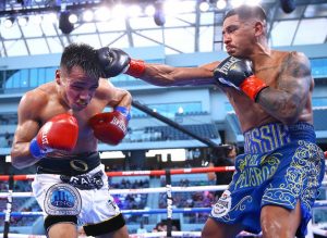 Bloodied Jessie Magdaleno outpoints Rafael Rivera by technical decision