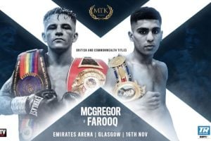 Lee McGregor vs Kash Farooq Battle of Scotland confirmed by MTK Global