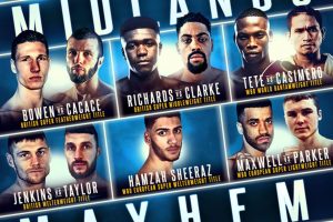 Bowen-Cacace, Tete-Casimero feature on November 30th Queensberry show