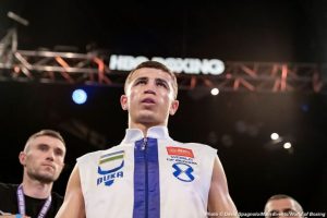 Prospect Israil Madrimov looks to impress on the Golovkin-Derevyanchenko undercard