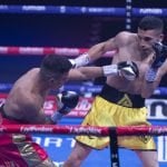 Samir Ziani scores explosive 12th-round stoppage over Alex Dilmaghani, retains European 130-pound title