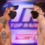 Emanuel Navarrete-Ruben Villa weights for ESPN’s Friday night title fight