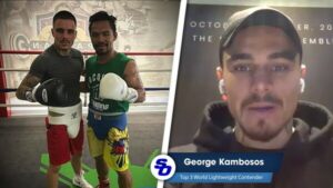 Lessons learned from Manny Pacquiao - from George Kambosos Jr