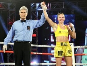 Mikaela Mayer Decisions Ewa Brodnicka To Capture WBO Title