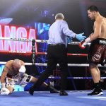 Edgar Berlanga drops Ulises Sierra 3 times, runs first round KO streak to 16 straight
