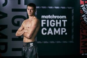 Gavin Gwynne stops Sean McComb on Bolton, England card
