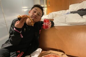 Hiroto Kyoguchi clearly enjoyed his first fight in the U.S.