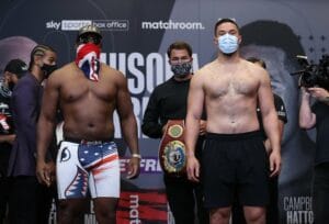Weights from Manchester for Derek Chisora-Joseph Parker heavyweight showdown