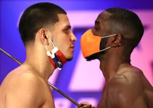 Edgar Berlanga’s KO streak ends, but wins lopsided decision over Demond Nicholson