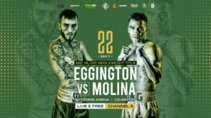 Sam Eggington vs. Carlos Molina on May 22 for WBC Silver Title at 160