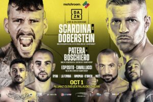 Scardina-Doberstein headline October 1 Matchroom show in Milan