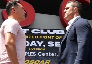 Oscar De La Hoya Says Belfort Fight Makes Or Breaks Him, Expects War Against Ex-UFC Champ