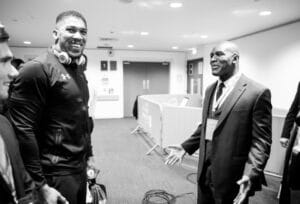 Anthony Joshua Feels Evander Holyfield Should Not Be Prevented From Fighting