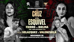 Erika Cruz vs. Melissa Esquivel Tops DAZN Card on November 26 in Mexico