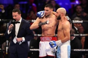 Sheeraz offers Skeete rematch after foul and controversial finish