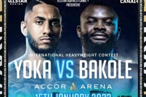 Takam injured, Yoka-Bakole set for Jan. 15 in Paris