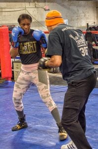 Claressa Shields gets ready in Detroit for her UK debut against Ema Kozin on Feb. 5
