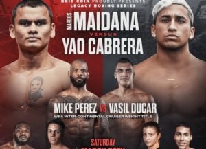 Marcos Maidana vs. Yao Cabrera Card Finalized: March 26 in Dubai