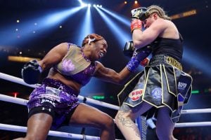 Franchon Crews-Dezurn makes history as the first female undisputed super middleweight champion