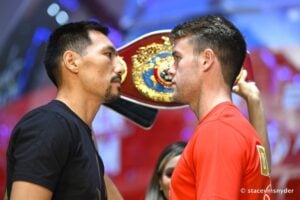 Janibek Alimkhanuly-Danny Dignum: Weigh-In Results From Las Vegas