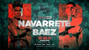 Emanuel Navarrete and Eduardo Baez make weight for WBO 126-pound title clash