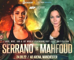 The inaugural Ring featherweight belt will be on the line for Amanda Serrano vs. Sarah Mahfoud