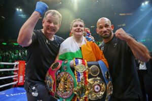 Katie Taylor to defend her Ring lightweight belt against Karen Carabajal in London