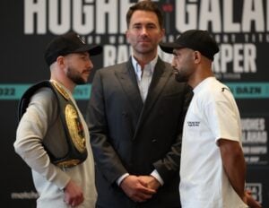 Hughes-Galahad, Rankin-Harper, DAZN Undercard Weigh-In Results