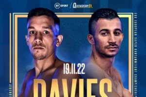 Davies vs Baluta, Yarde, Avanesyan set for Nov. 19 card