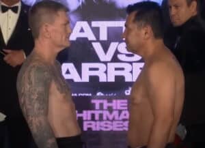 Ricky Hatton, Marco Antonio Barrera Trade Punches in Eight Round Exhibition