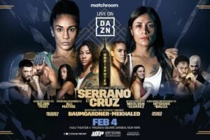 Serrano vs Cruz to air on DAZN, February 4