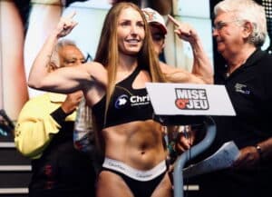 Kim Clavel, Jessica Nery Plata Make Weight For WBC/WBA Unification Clash In Laval, Canada