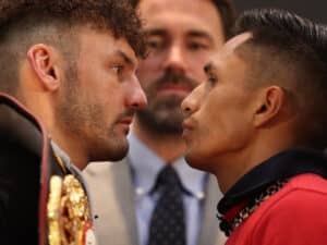 Leigh Wood, Mauricio Lara Make Weight For Anticipated WBA Title Fight Saturday In Nottingham