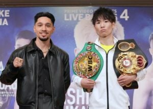 Kenshiro Teraji halts game Anthony Olascuaga in ninth round, retains Ring, WBA, WBC 108-lb. titles