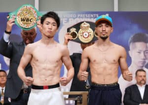 Teraji, Olascuaga Well Under Junior Flyweight Limit For Unified Championship Clash